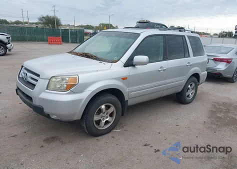 2006 Honda Pilot Ex-L из США, поврежденный, VIN 2HKYF18526H555826